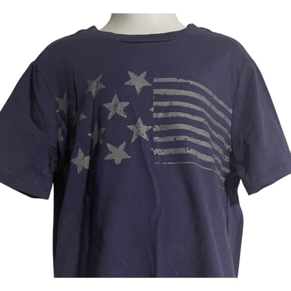 Tommy Bahama Kids 2-Pack USA Graphic Tank & Tee White Red Blue Star Stripe S 5/6 - Picture 3 of 12